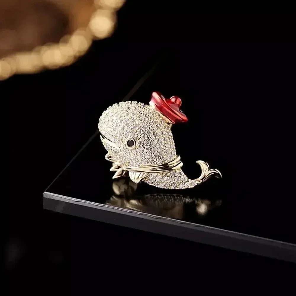 VQ Dolphin Brooch